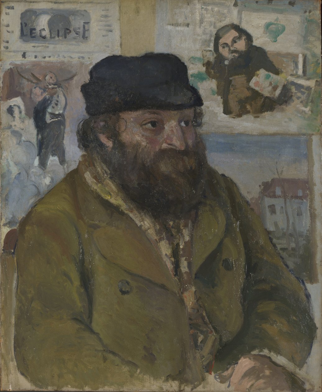Retrato de Paul Cézanne de Camille Jacob Pissarro