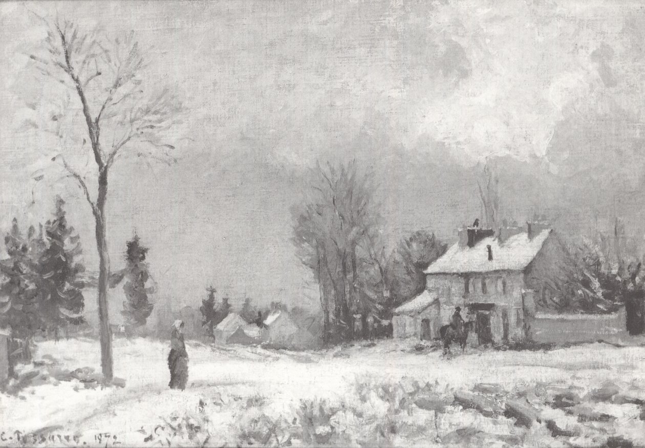Rota de Versalhes para Saint-Germain e Louveciennes de Camille Jacob Pissarro