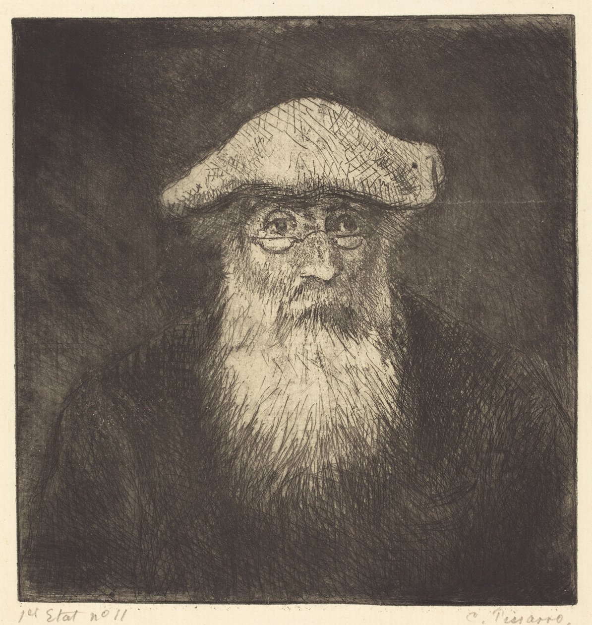 Auto-retrato, c.1890 de Camille Jacob Pissarro