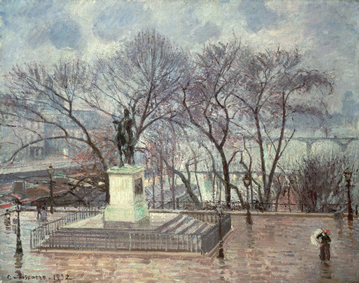 A Pont Neuf, Paris, 1902 de Camille Jacob Pissarro