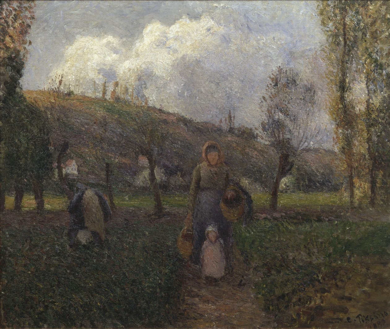 O retorno dos campos de Camille Jacob Pissarro