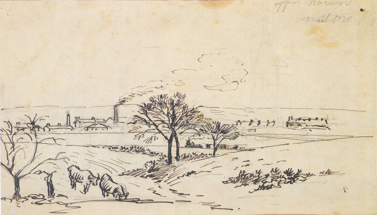 Vista de Upper Norwood de Camille Jacob Pissarro