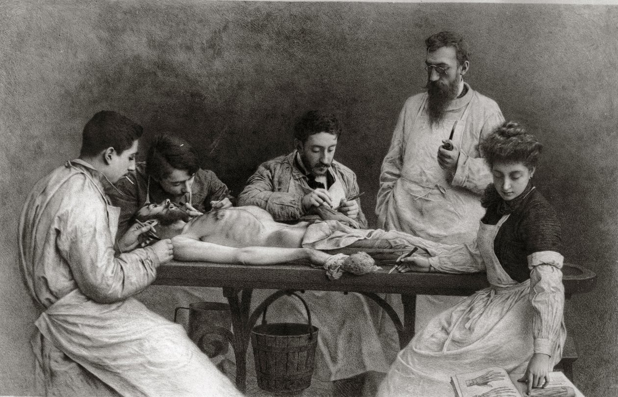 Um fim na escola prática, 1902 de Camille Felix Bellanger