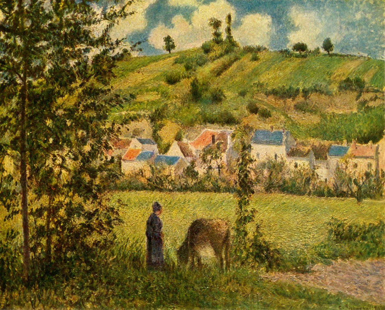 Chaponval, 1880, 1939. de Camille Jacob Pissarro