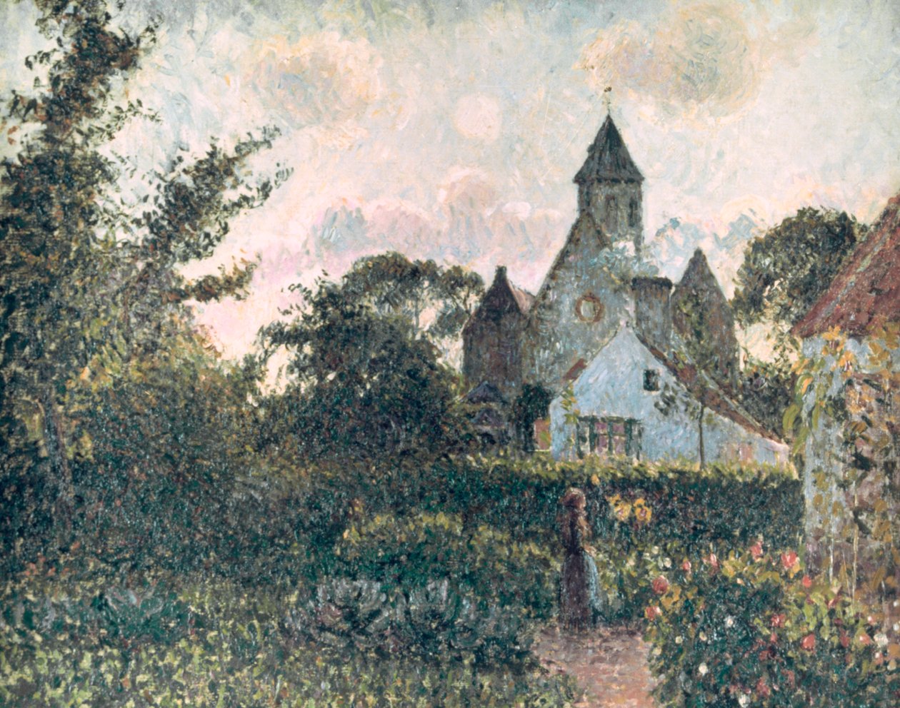Igreja de Knocke, 1894 de Camille Jacob Pissarro