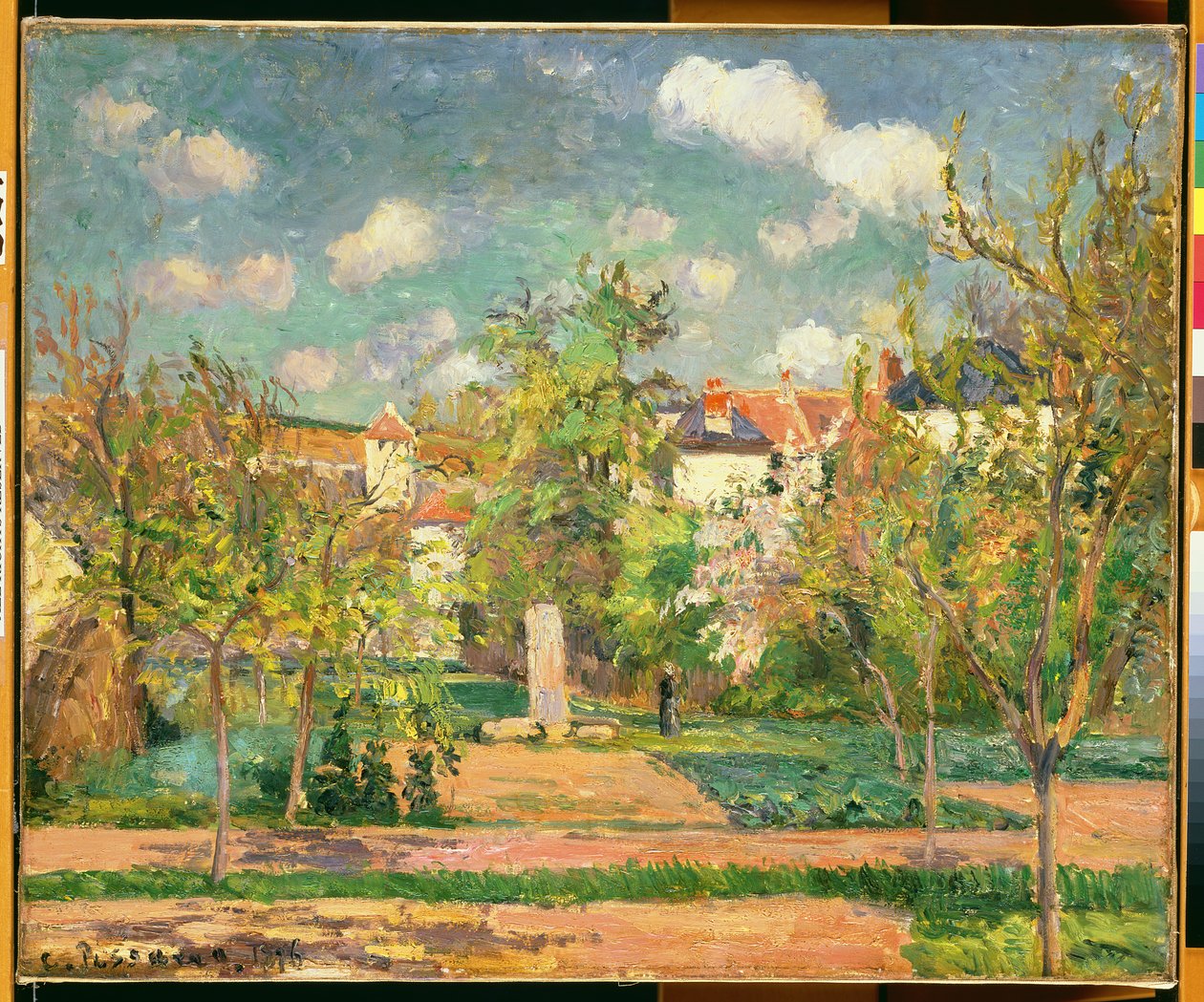 Jardim, c.1876 de Camille Jacob Pissarro