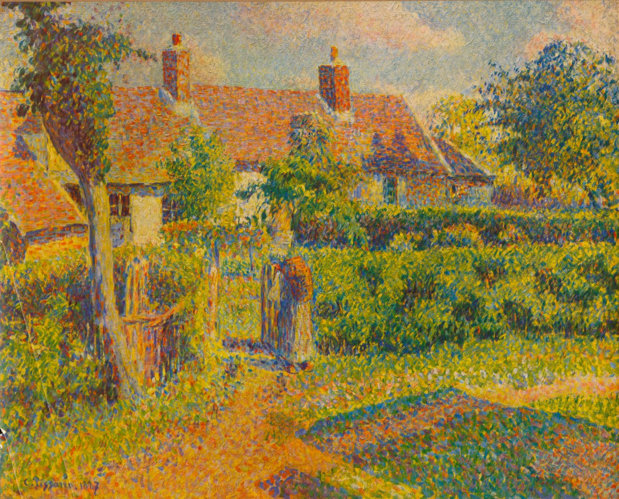 La Chaumière, 1887, 1935. de Camille Jacob Pissarro