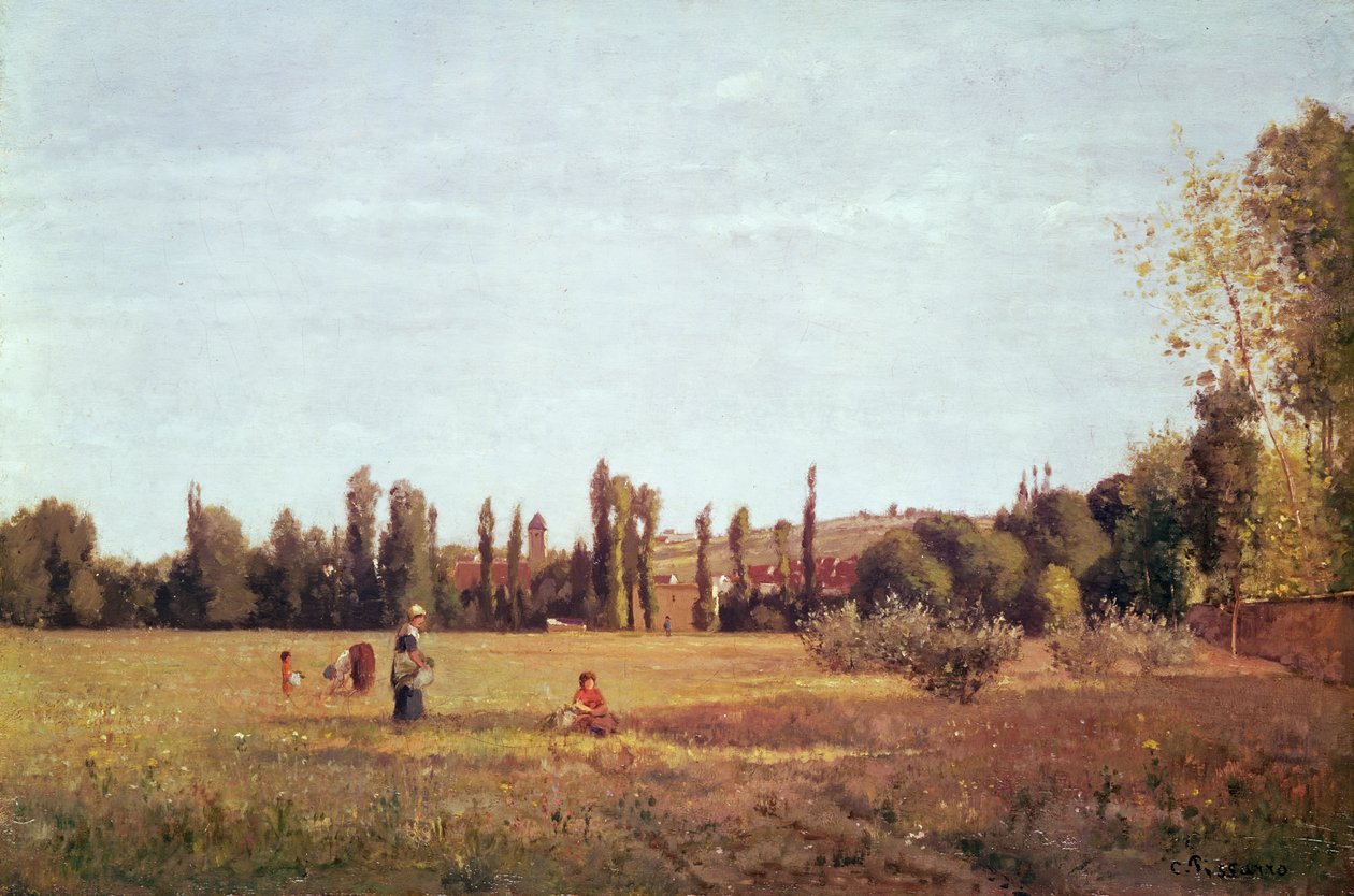 O Varenne de St. Hilaire, 1863 de Camille Jacob Pissarro