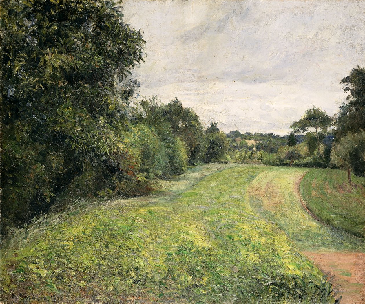 Le Fond de St, 1876 de Camille Jacob Pissarro