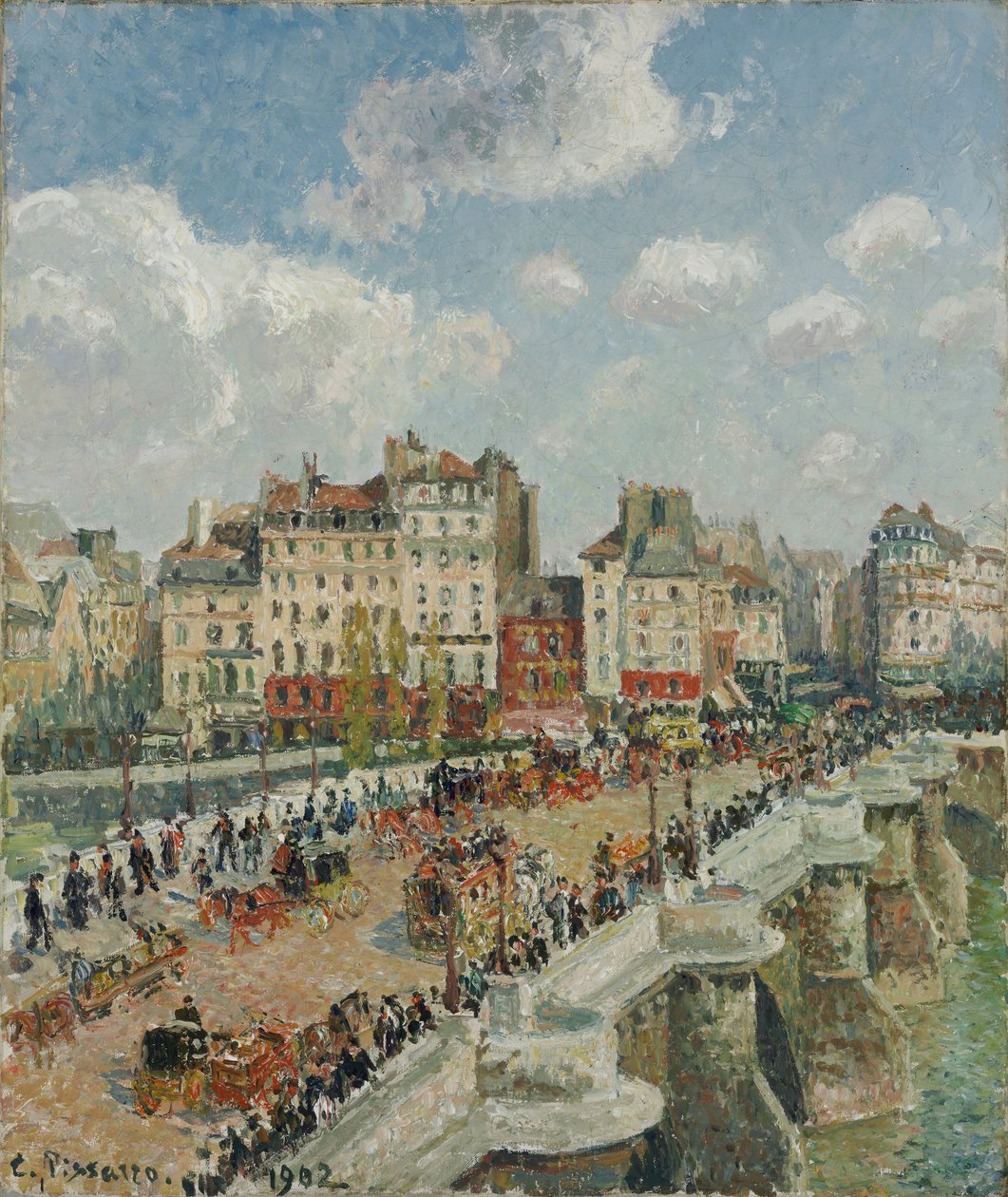 Le Pont Neuf, 1902 de Camille Jacob Pissarro