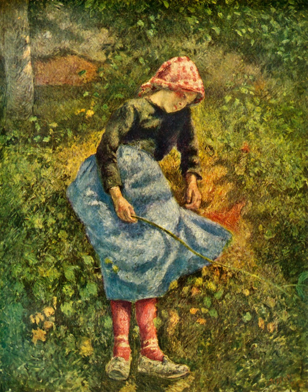 Camponesa sentada, 1881, 1939. de Camille Jacob Pissarro