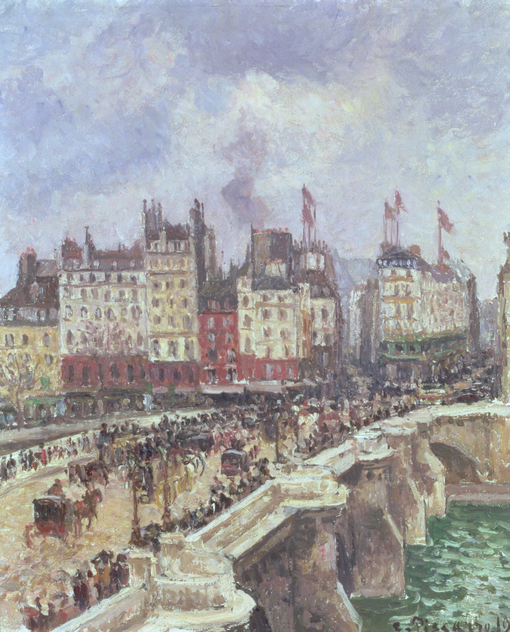 O Pont Neuf, 1901 de Camille Jacob Pissarro