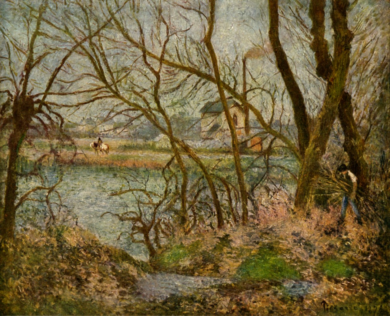 O Lenhador, 1878, 1939. de Camille Jacob Pissarro