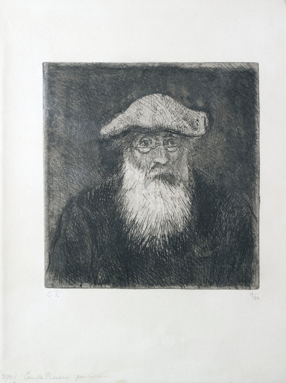 Camille Pissarro, sozinho, c1890 de Camille Pissarro