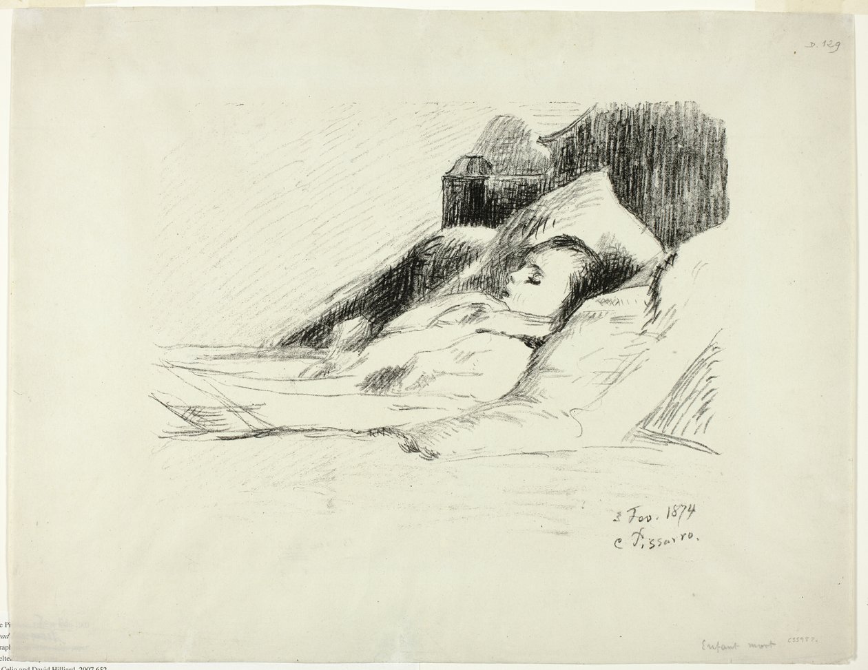 Criança morta de Camille Pissarro