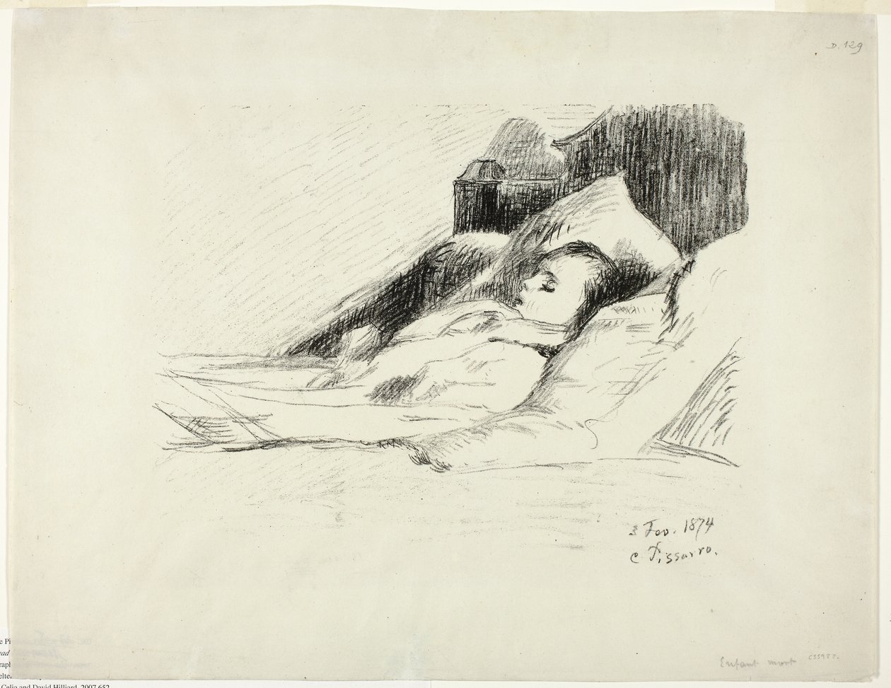 Criança morta de Camille Pissarro