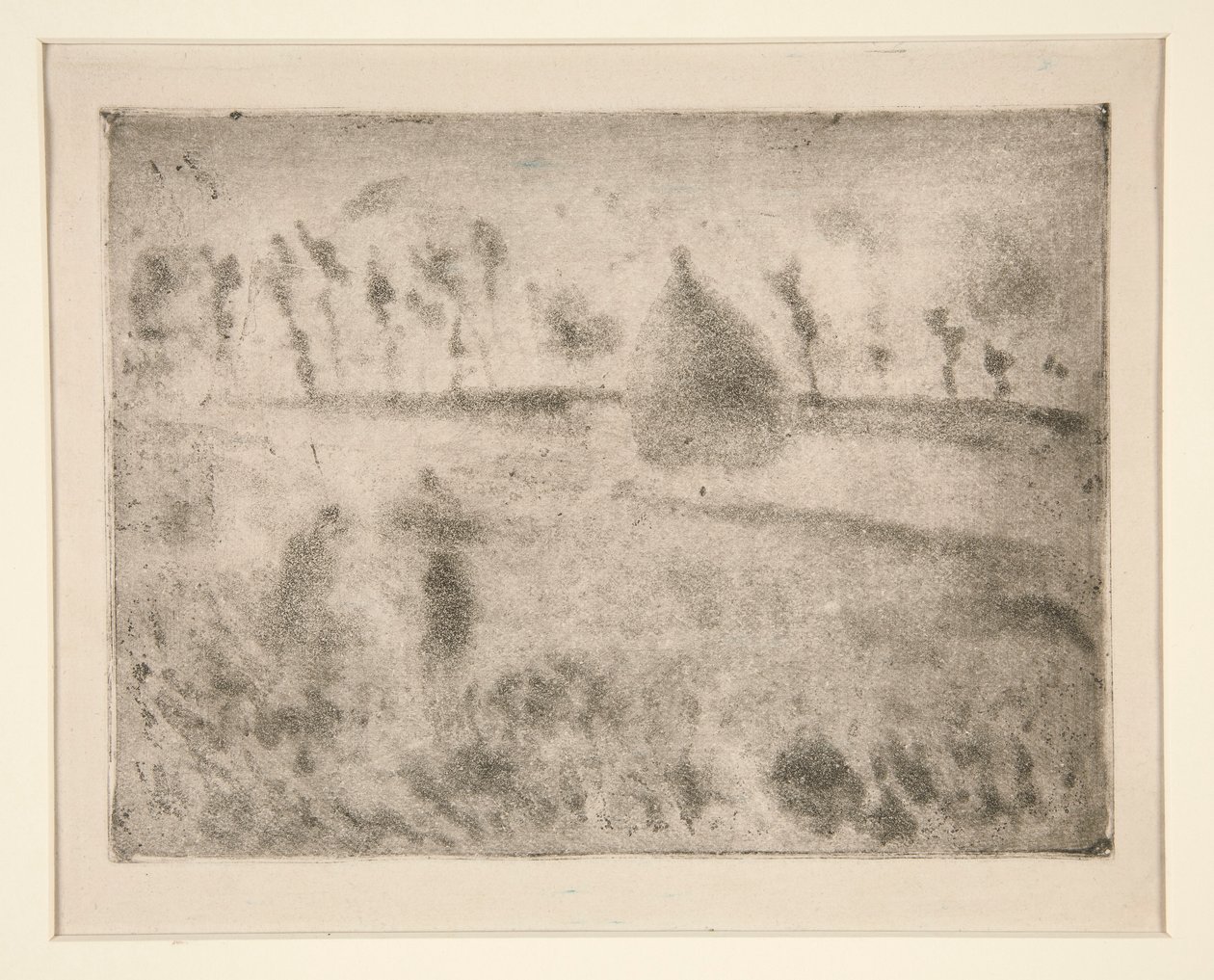 Efeito da chuva de Camille Pissarro