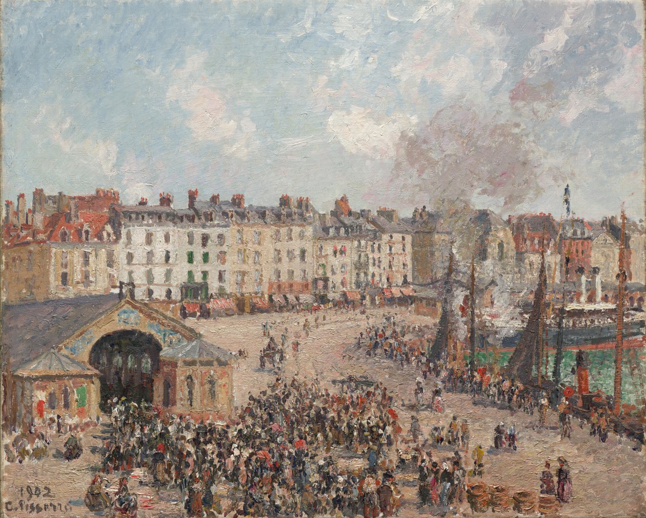Fishmarket de Camille Pissarro