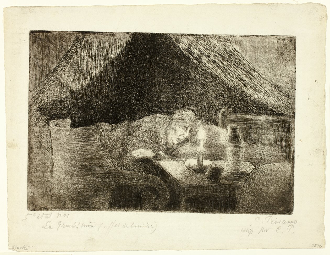 Avó: A mãe do artista de Camille Pissarro