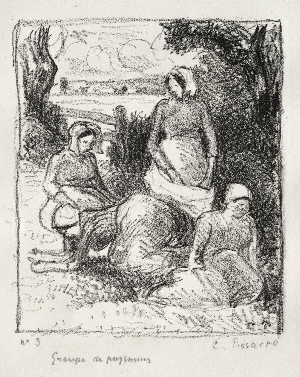 Grupo de Camponeses de Camille Pissarro