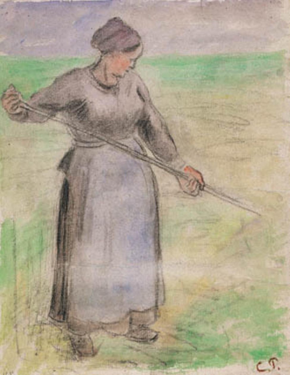 Haymaker de Camille Pissarro