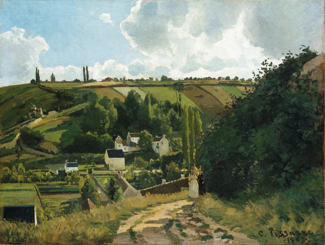 Jalais Hill, Pontoise, 1867. de Camille Pissarro