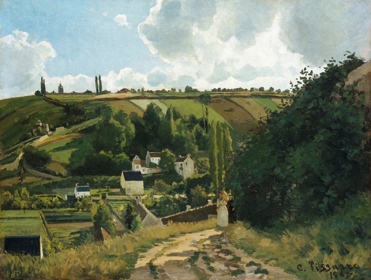 Monte Jalais em Pontoise de Camille Jacob Pissarro