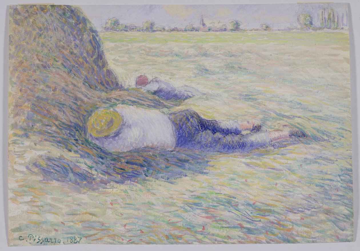 Resto do meio-dia de Camille Jacob Pissarro