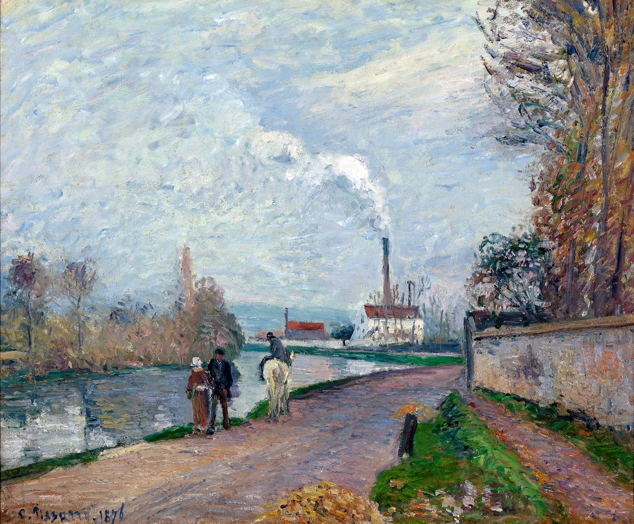 Oise Em Pontoise de Camille Pissarro