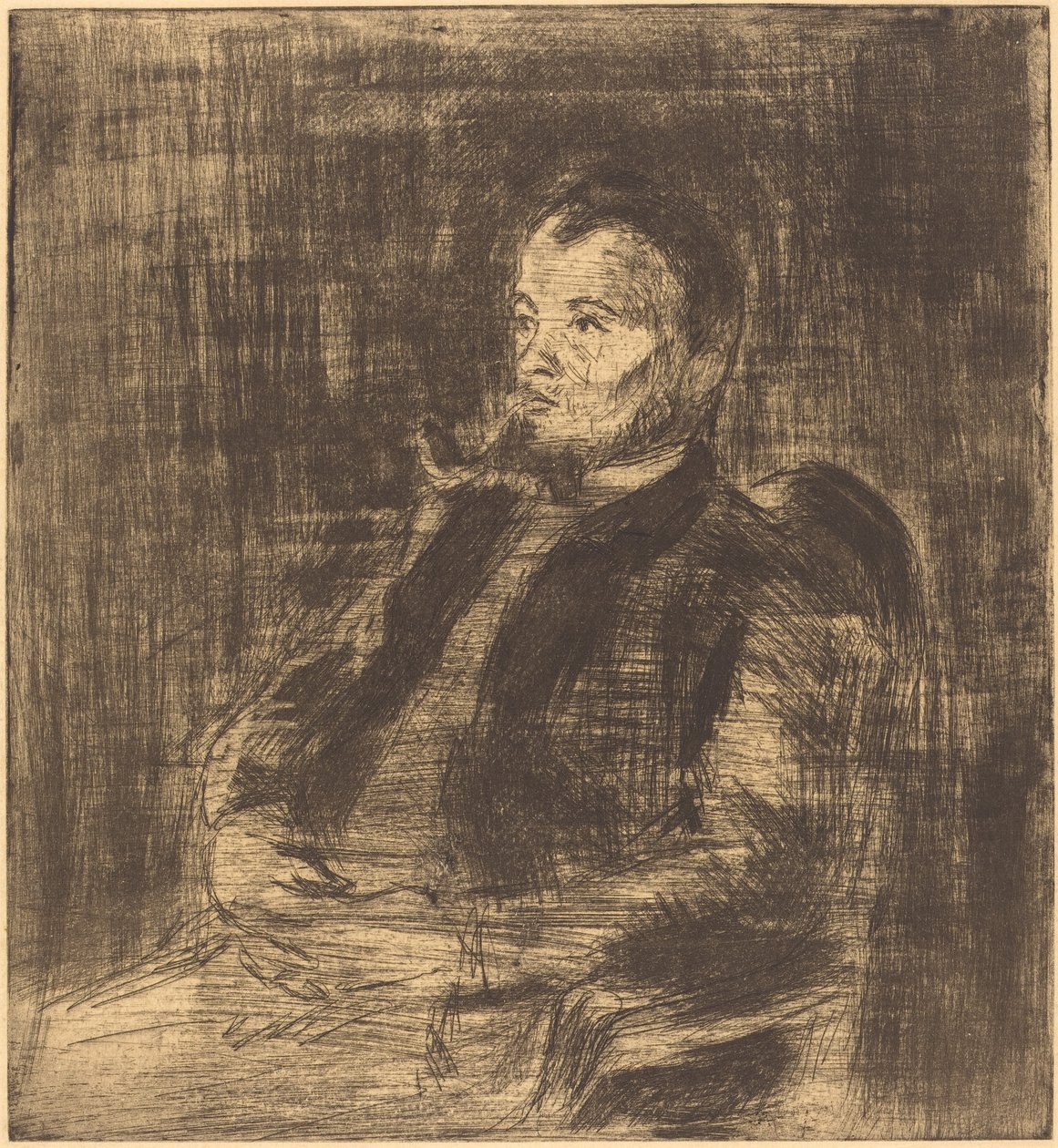 Paul Signac (Retrato de Paul Signac) de Camille Pissarro