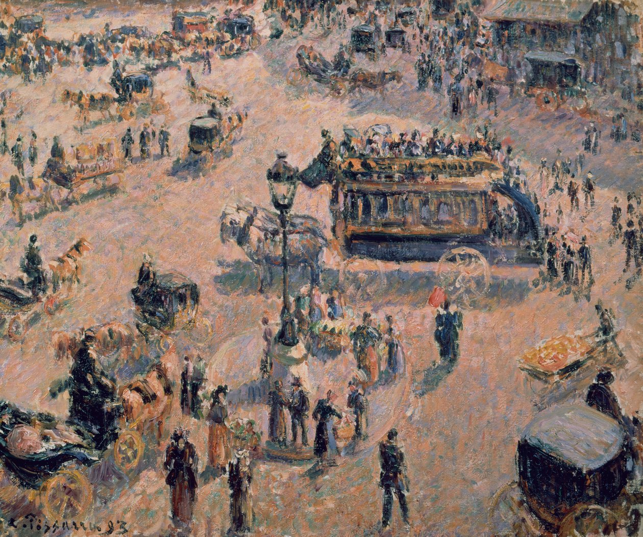 Praça São Lázaro de Camille Pissarro