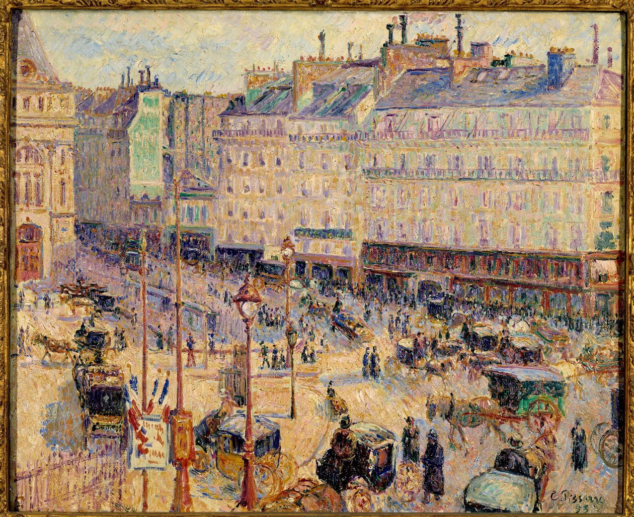 Praça do Havre em Paris em 1893 de Camille Pissarro