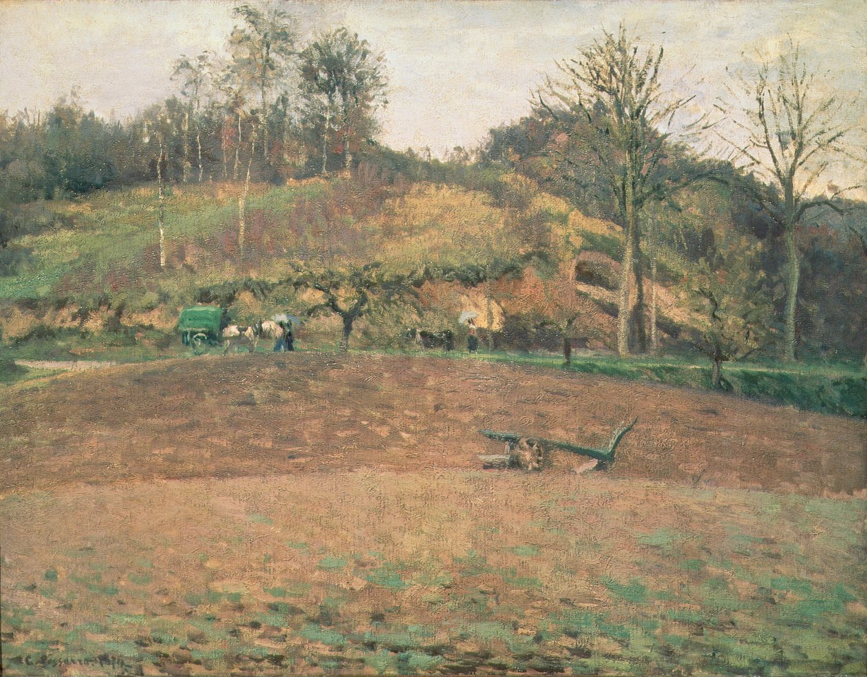 Plowland de Camille Jacob Pissarro