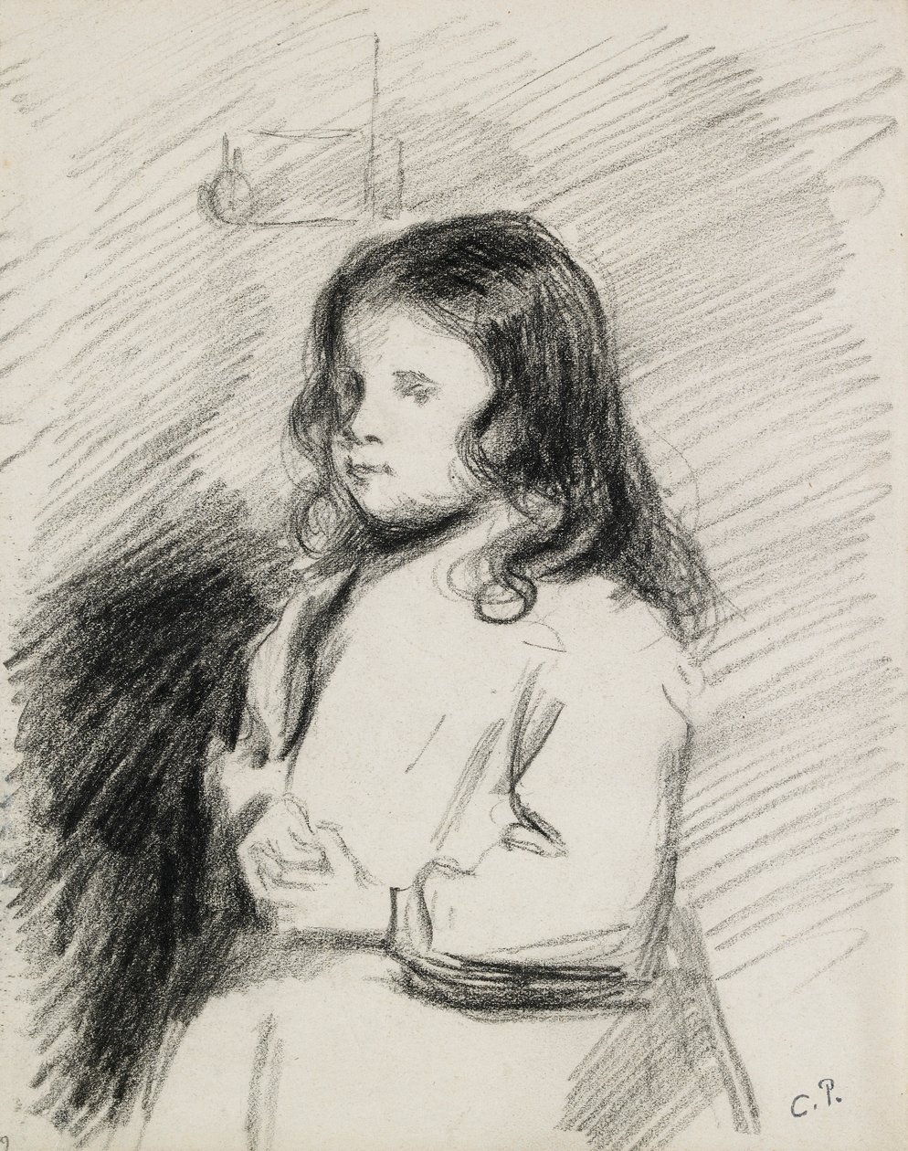 Retrato de Ludovic-Rodo Pissarro 1878-1952, c1883-1884 de Camille Pissarro
