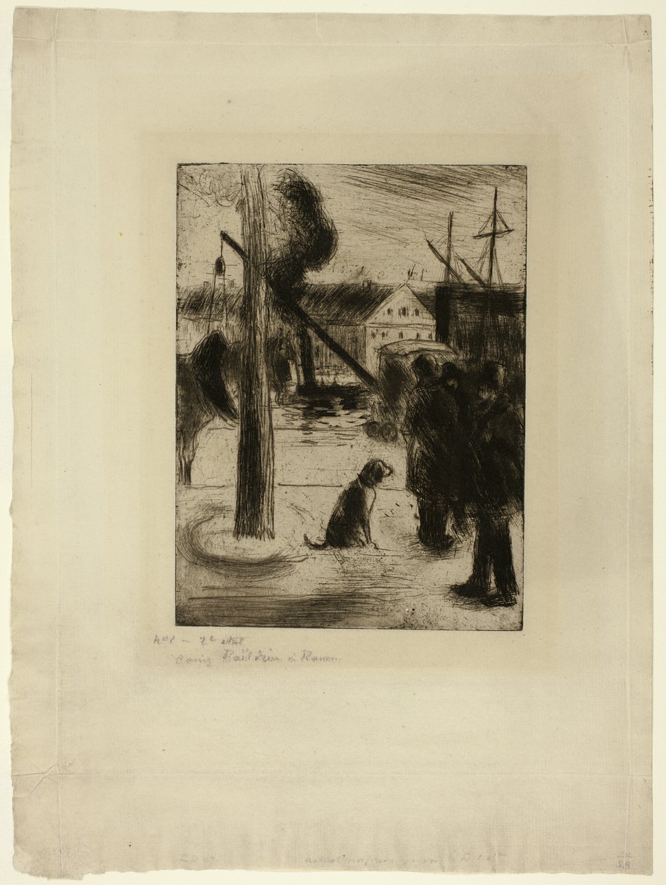Passeio em Rouen: Cours Boieldieu de Camille Pissarro