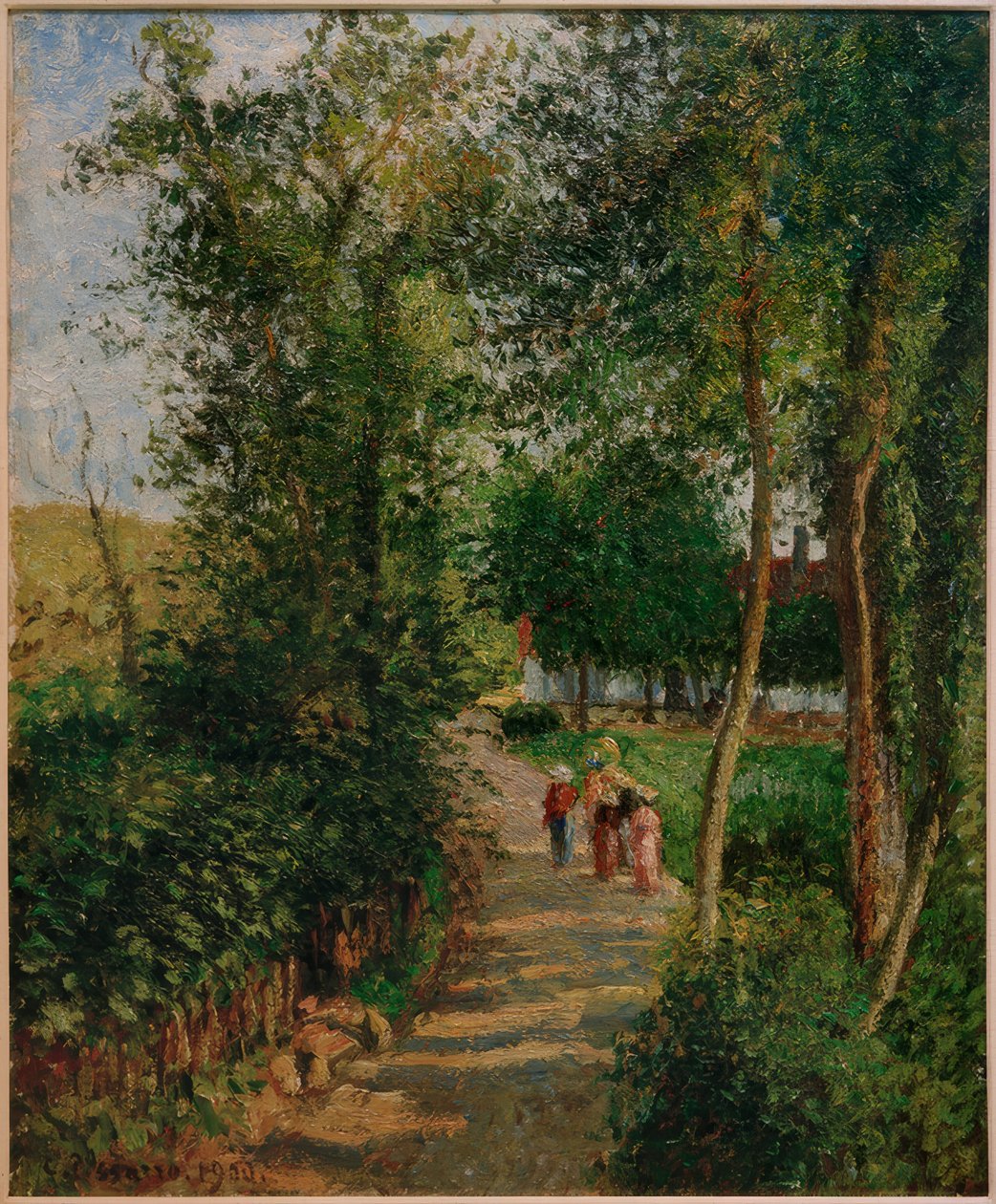 Rota de Berneval-le-Petit (casa de Thievain) de Camille Jacob Pissarro