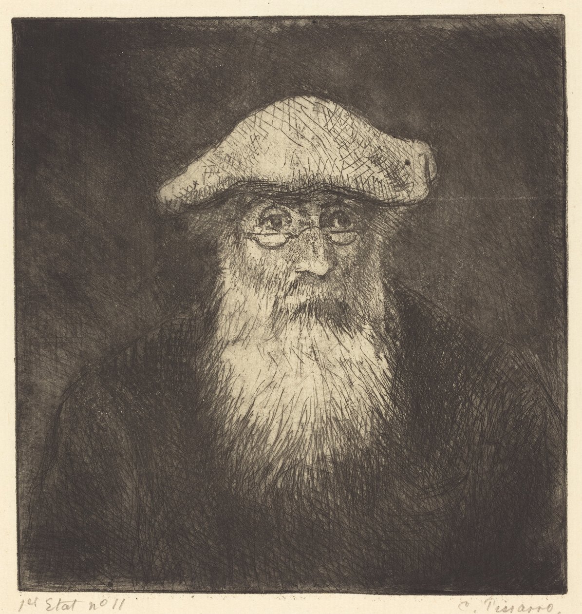Self-Portrait (Camille Pissarro, par lui-meme) de Camille Pissarro