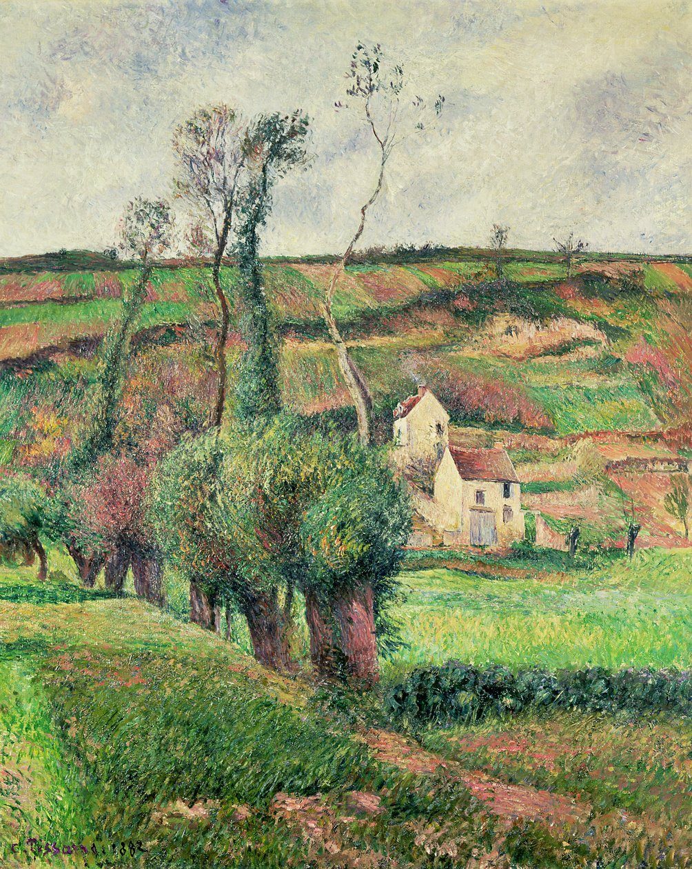 As Encostas do Repolho, Pontoise de Camille Jacob Pissarro