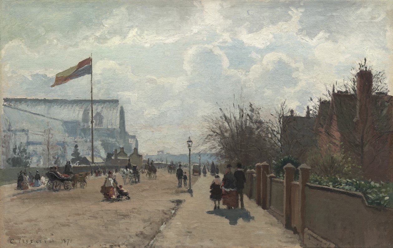O Palácio de Cristal de Camille Pissarro