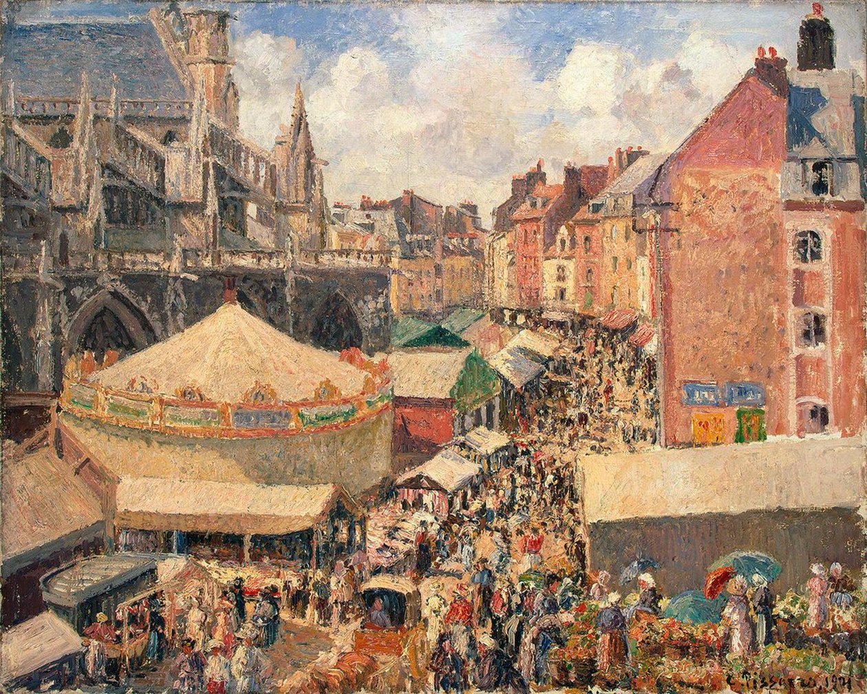 A Feira em Dieppe, Sunny Morning