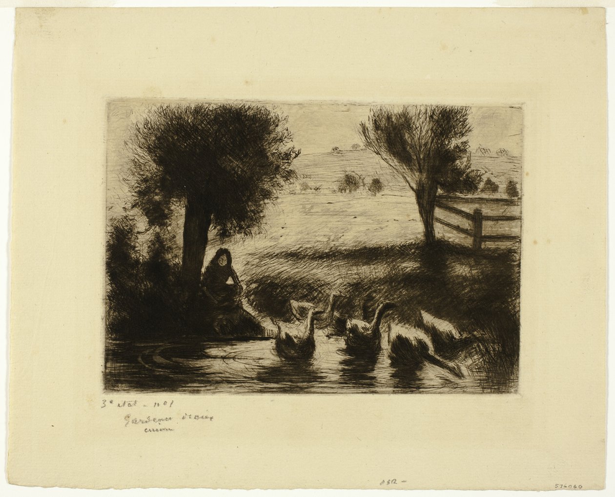 Os Gansos de Camille Pissarro