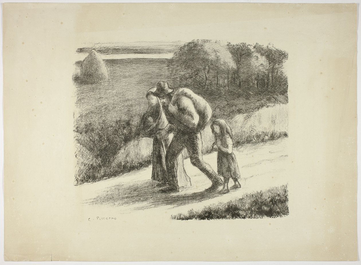 Os vagabundos de Camille Pissarro