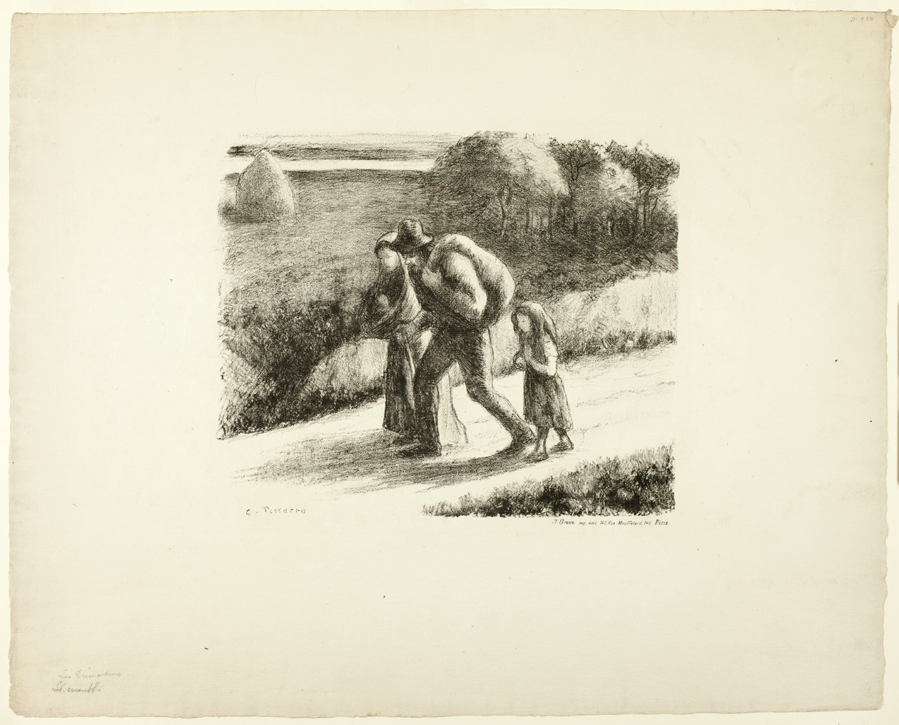 Os vagabundos de Camille Pissarro