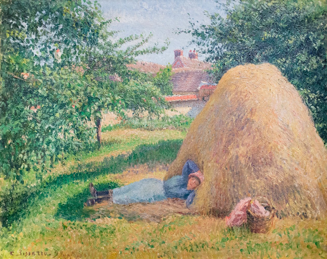 A sesta de Camille Pissarro