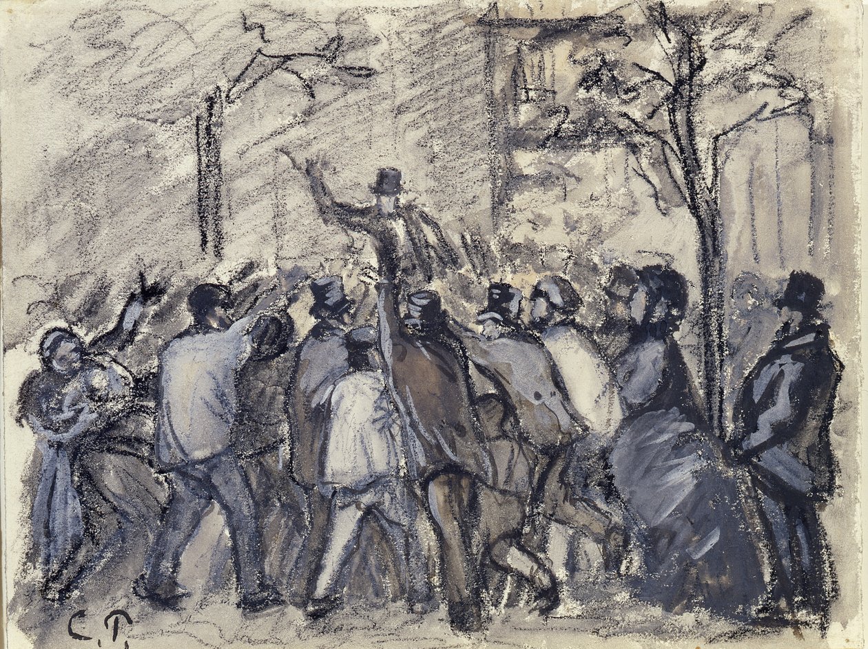 Levante Urbano em Paris de Camille Jacob Pissarro