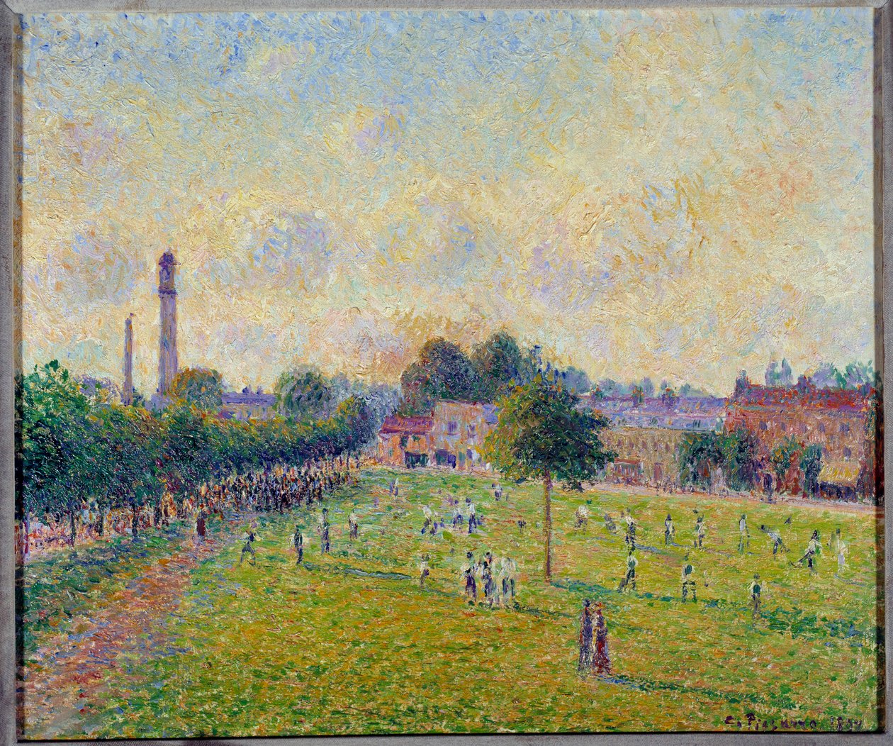 Vista do verde de Kew em Londres 1892 Pintura de Camille Pissarro (1830-1903) 1892 Sol. 0,46x0,55 m Lyon, Musee des Beaux Arts de Camille Jacob Pissarro
