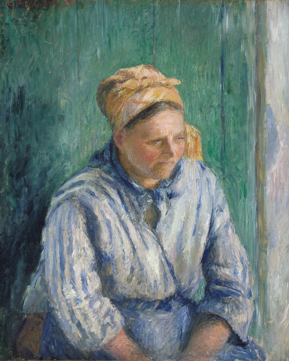 Lavadeira, Estudo de Camille Jacob Pissarro