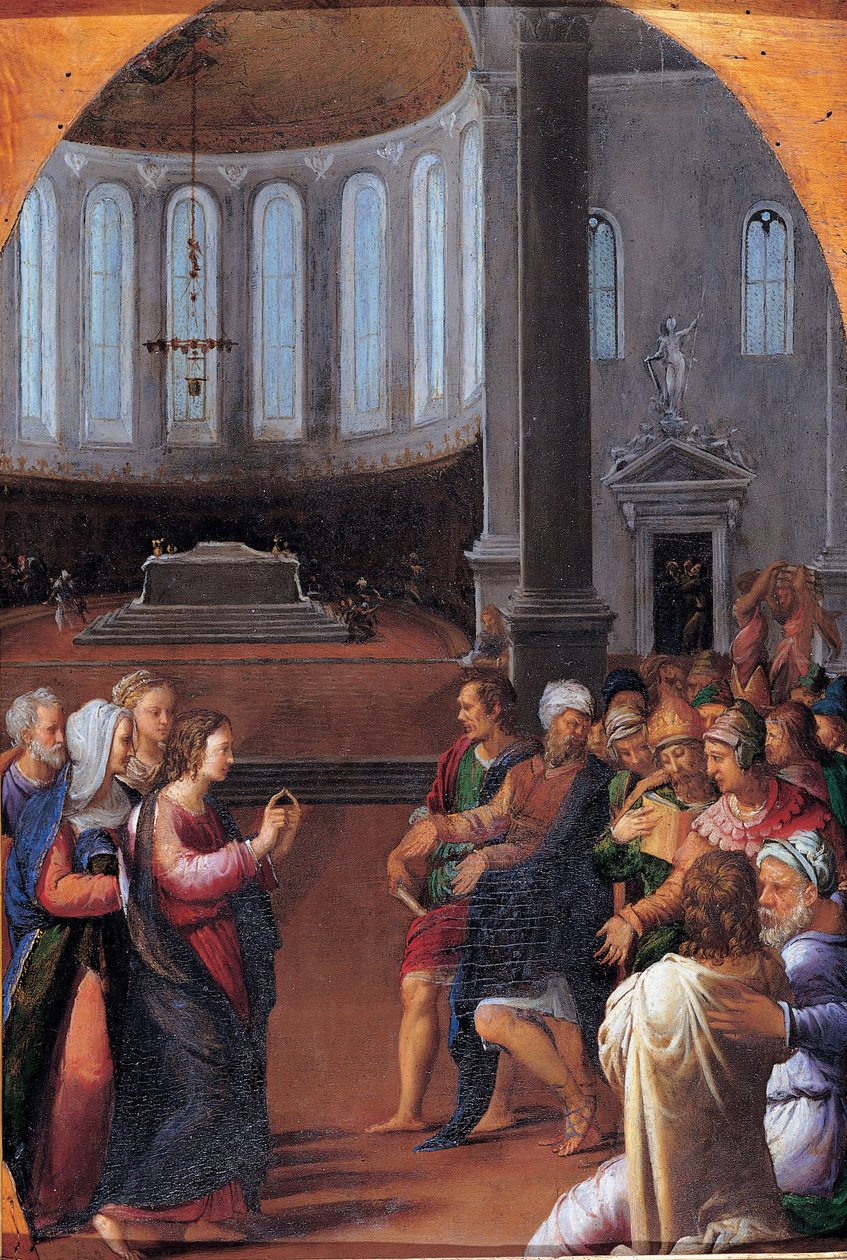 Cristo entre os médicos, 1550 de Camillo Filippi