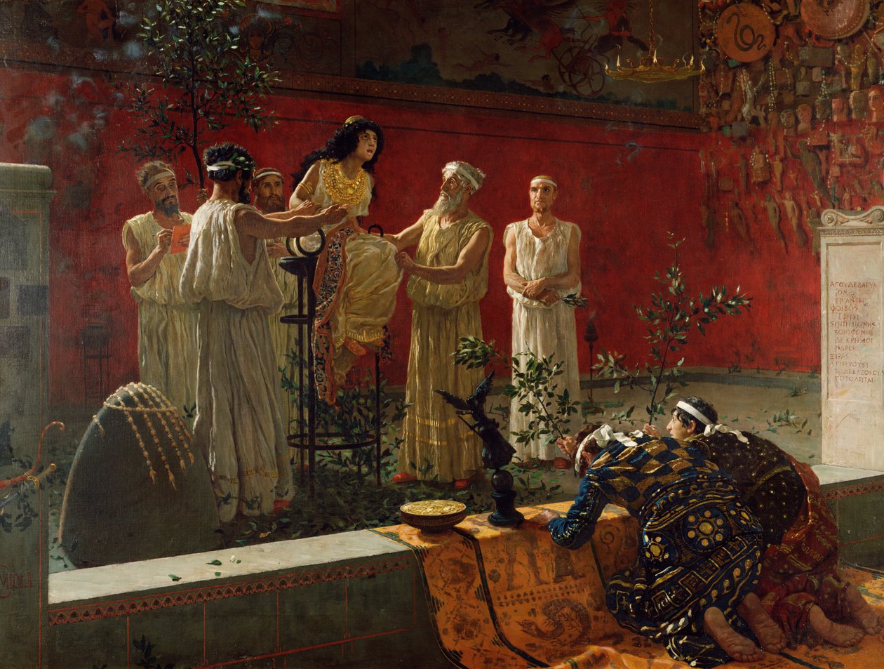 O Oráculo, 1880 de Camillo Miola
