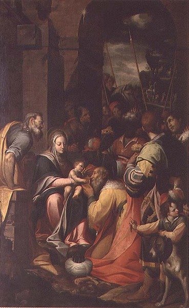 Adoração dos Magos de Camillo Procaccini